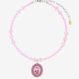 CANDY CRYSTAL KITTY NECKLACE