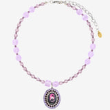 CANDY CRYSTAL KITTY NECKLACE