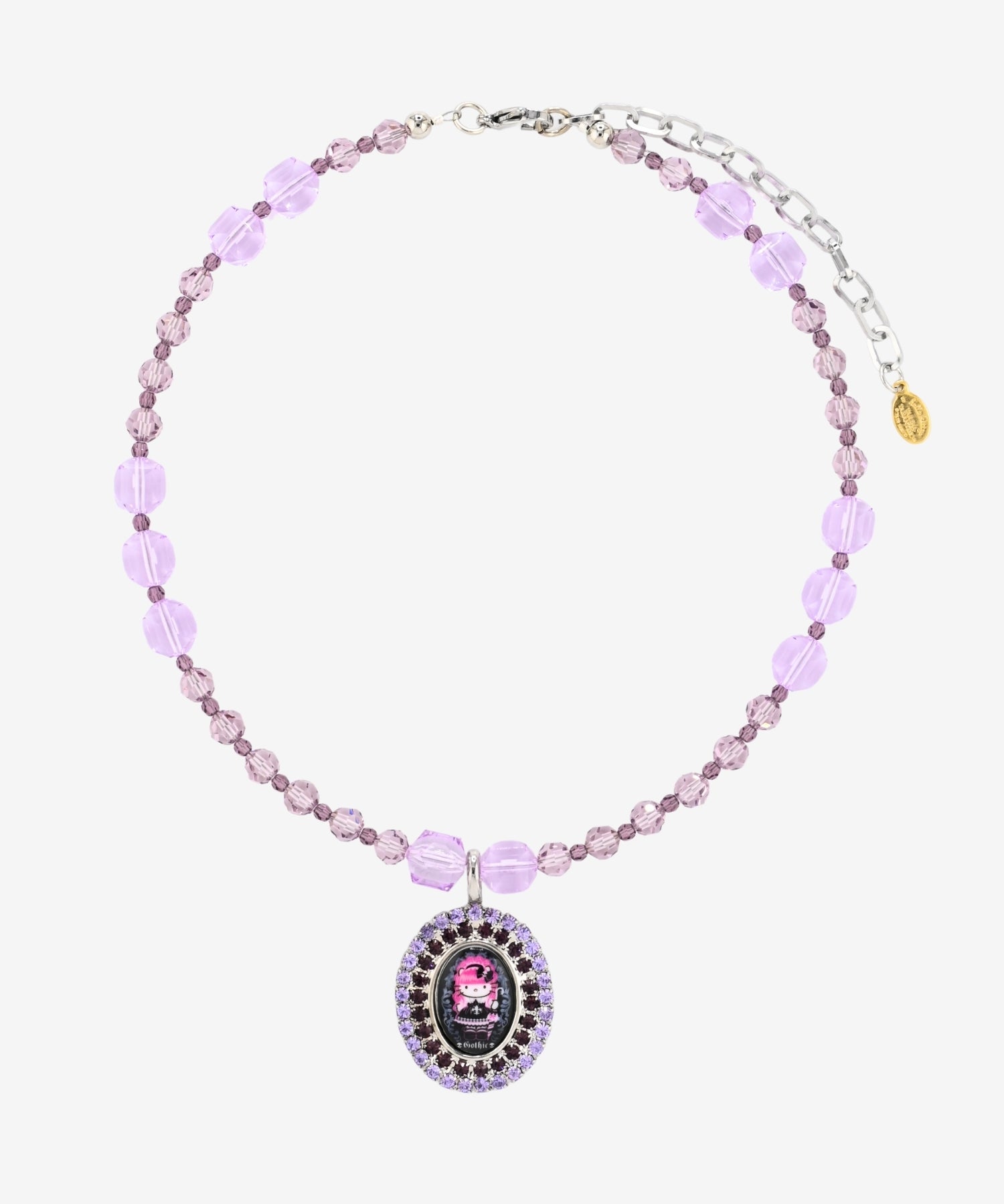 CANDY CRYSTAL KITTY NECKLACE