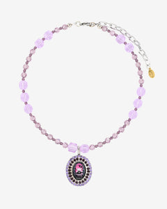 CANDY CRYSTAL KITTY NECKLACE