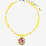 CANDY CRYSTAL KITTY NECKLACE