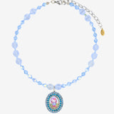 CANDY CRYSTAL KITTY NECKLACE