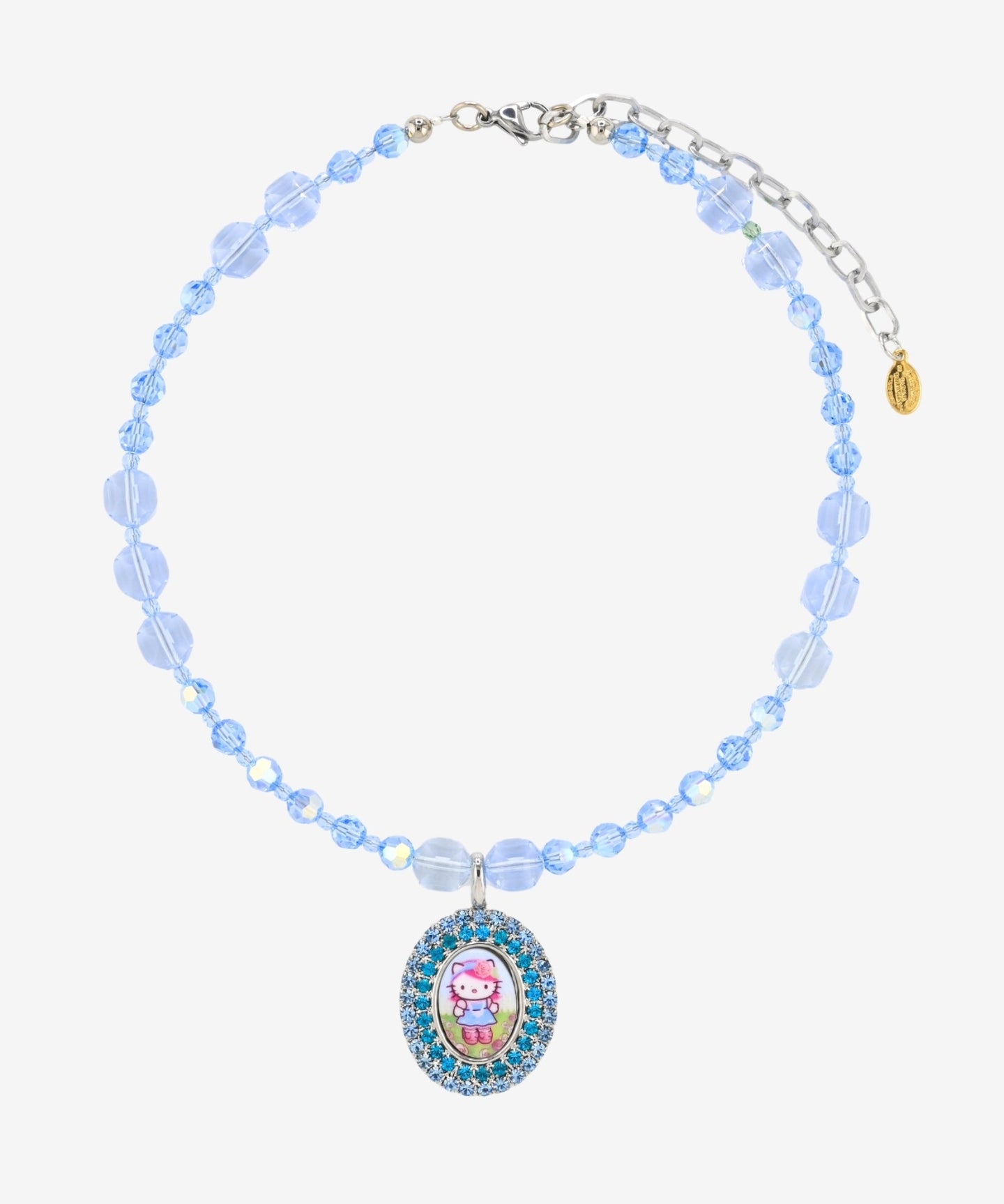 CANDY CRYSTAL KITTY NECKLACE