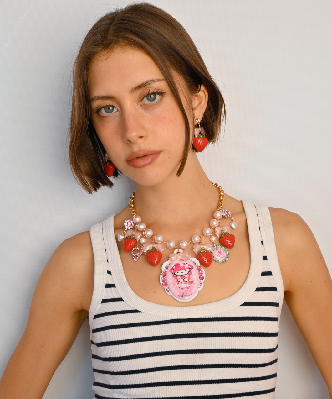 STRAWBERRY LOLITA SUPERCHARM NECKLACE