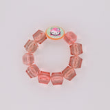 Gem Cut Pink Head Bracelet