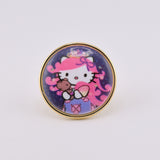 Classic Round Kitty Ring