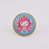Classic Round Kitty Ring