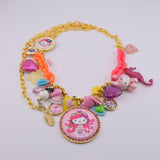 Toy Store Pink Head Necklace