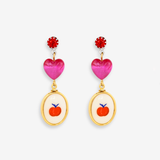 APPLE SNACK EARRINGS