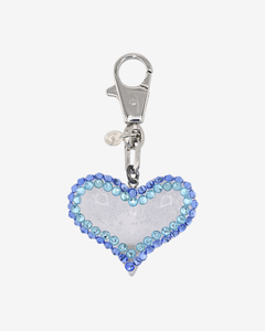 BUBBLE HEART BAG CHARM
