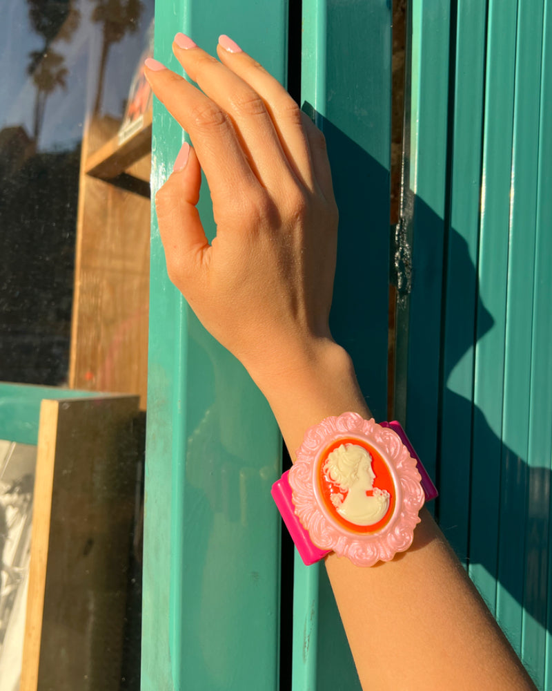 Candy Cameo Cuff Bracelet
