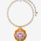 CHERRY BLOSSOM KITTY NECKLACE