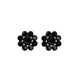 CRYSTAL FLOWER EARRINGS SMALL