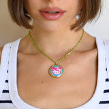DISCO KITTY NECKLACE