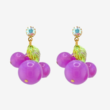 GRAPE CRUSH EARRINGS