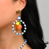 APEROL FRUTTA HOOP EARRINGS