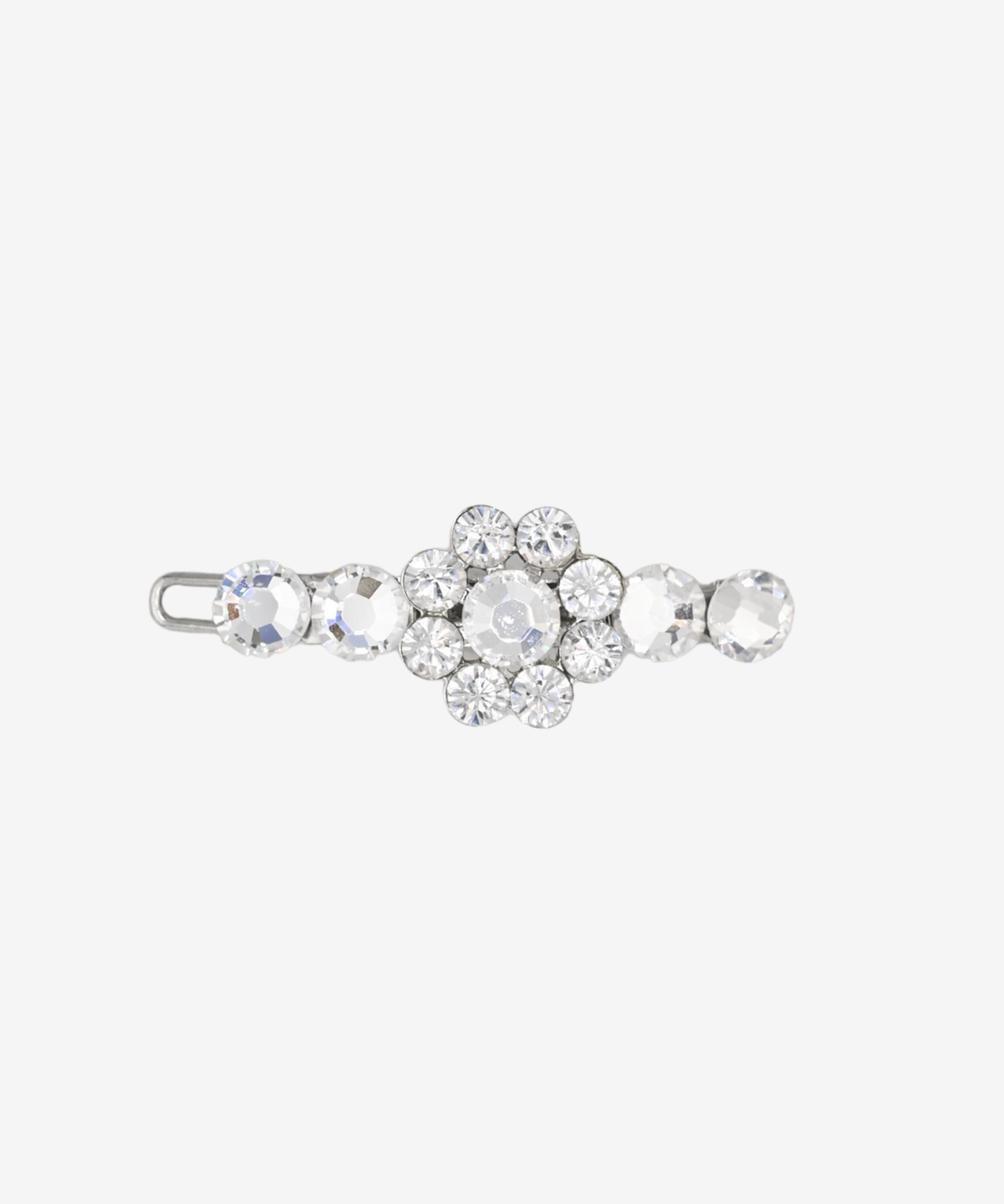 CRYSTAL FLOWER CLIP