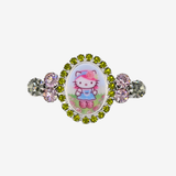 KITTY PORTRAIT JEWELED CLIP