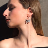CRYSTAL BUTTERFLY EARRINGS