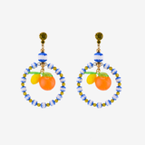 APEROL FRUTTA HOOP EARRINGS