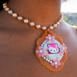 CHERRY BLOSSOM KITTY NECKLACE