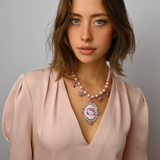 KITTY PINK BUTTERFLY NECKLACE