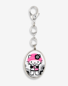 OVAL KITTY BAG CHARM