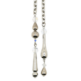 CRYSTAL FLOWER LARIAT