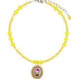 CRYSTAL KITTY NECKLACE
