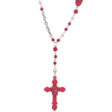 SKULL ROSARY NECKLACE