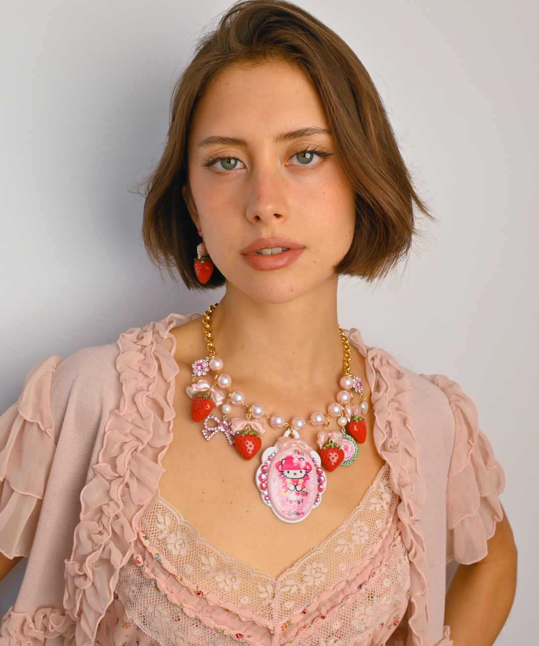 STRAWBERRY LOLITA SUPERCHARM NECKLACE