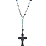 SKULL ROSARY NECKLACE